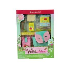 New American Girl Welliewishers Doll Ready to Learn School Backpack & Lunch Set!